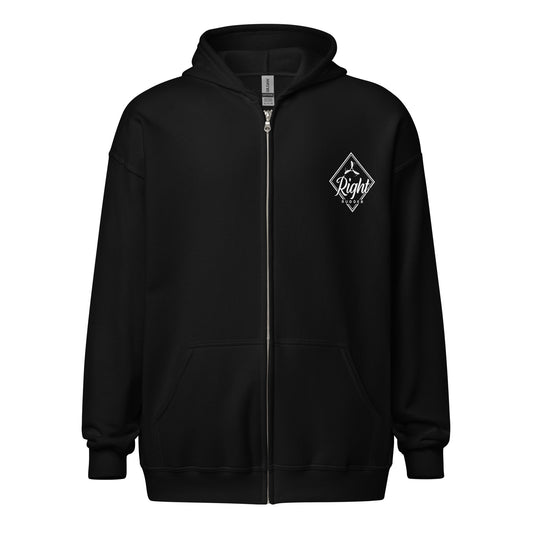 Right Rudder zip hoodie